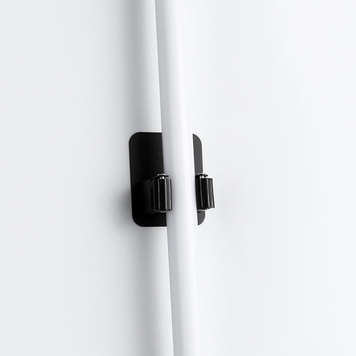 Black saber wall mount installed with a blade